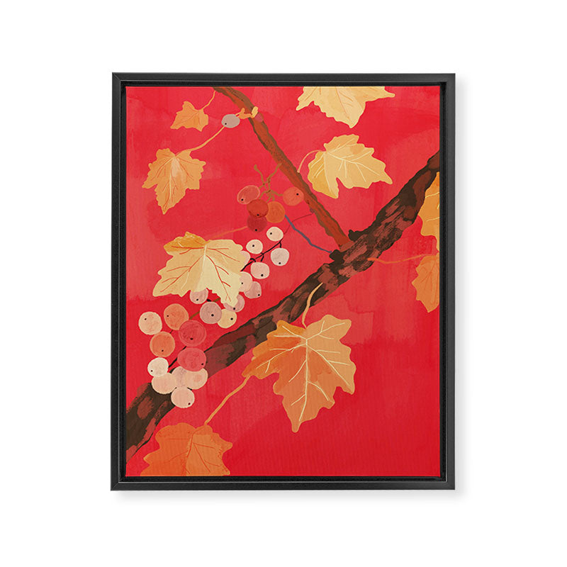Red Grapevine Framed Canvas Print Gallery Image 6