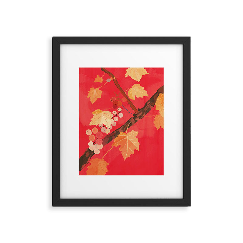 Red Grapevine Framed Art Print Gallery Image 5