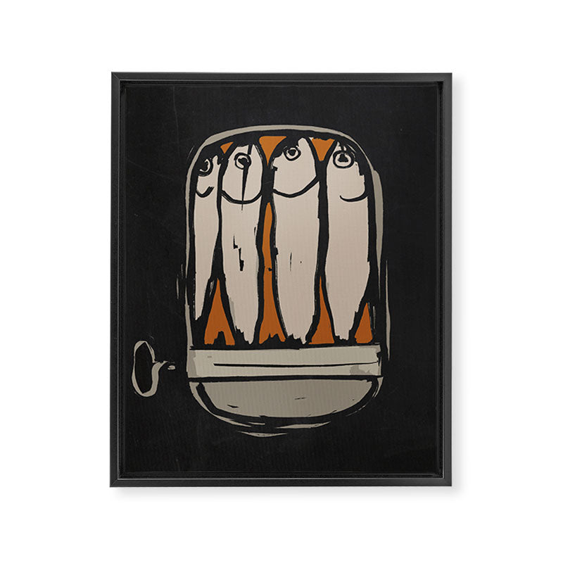 Sardines Framed Canvas Print Gallery Image 6
