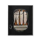 Sardines Framed Canvas Print Gallery Image 6