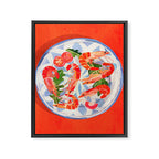 Seafood plate  Framed Canvas Print Gallery Image 8