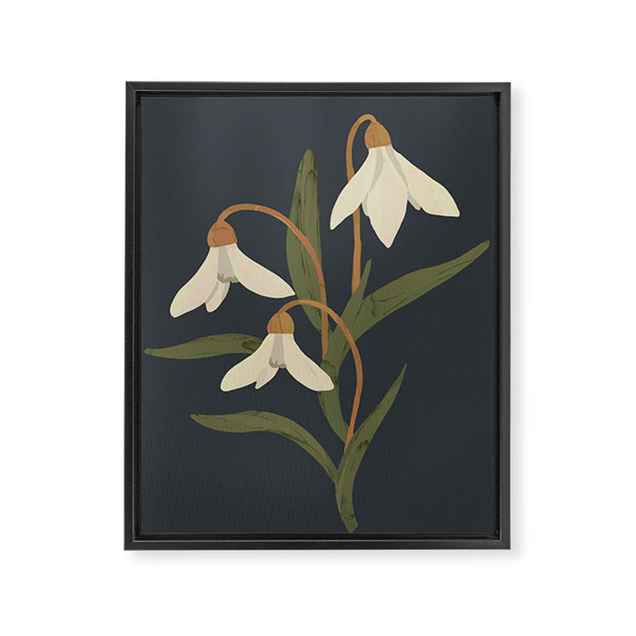 Snowdrops Framed Canvas Print Gallery Image 1