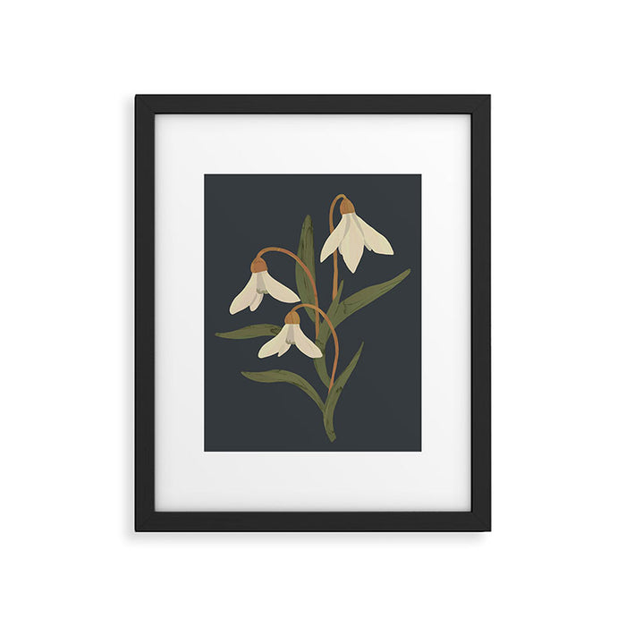 Snowdrops Framed Art Print Gallery Image 1