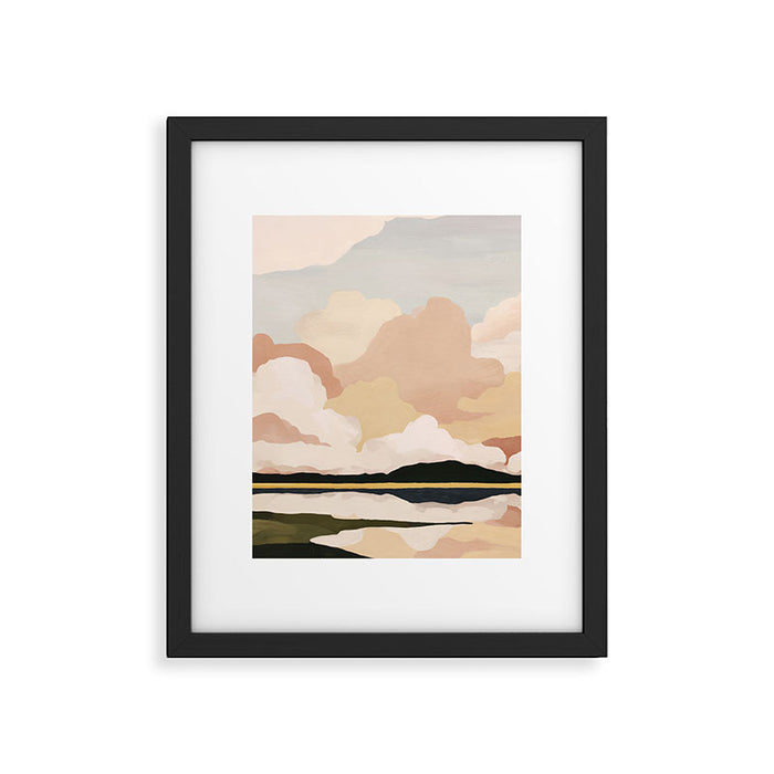 Soft Cloudscape Framed Art Print Gallery Image 1