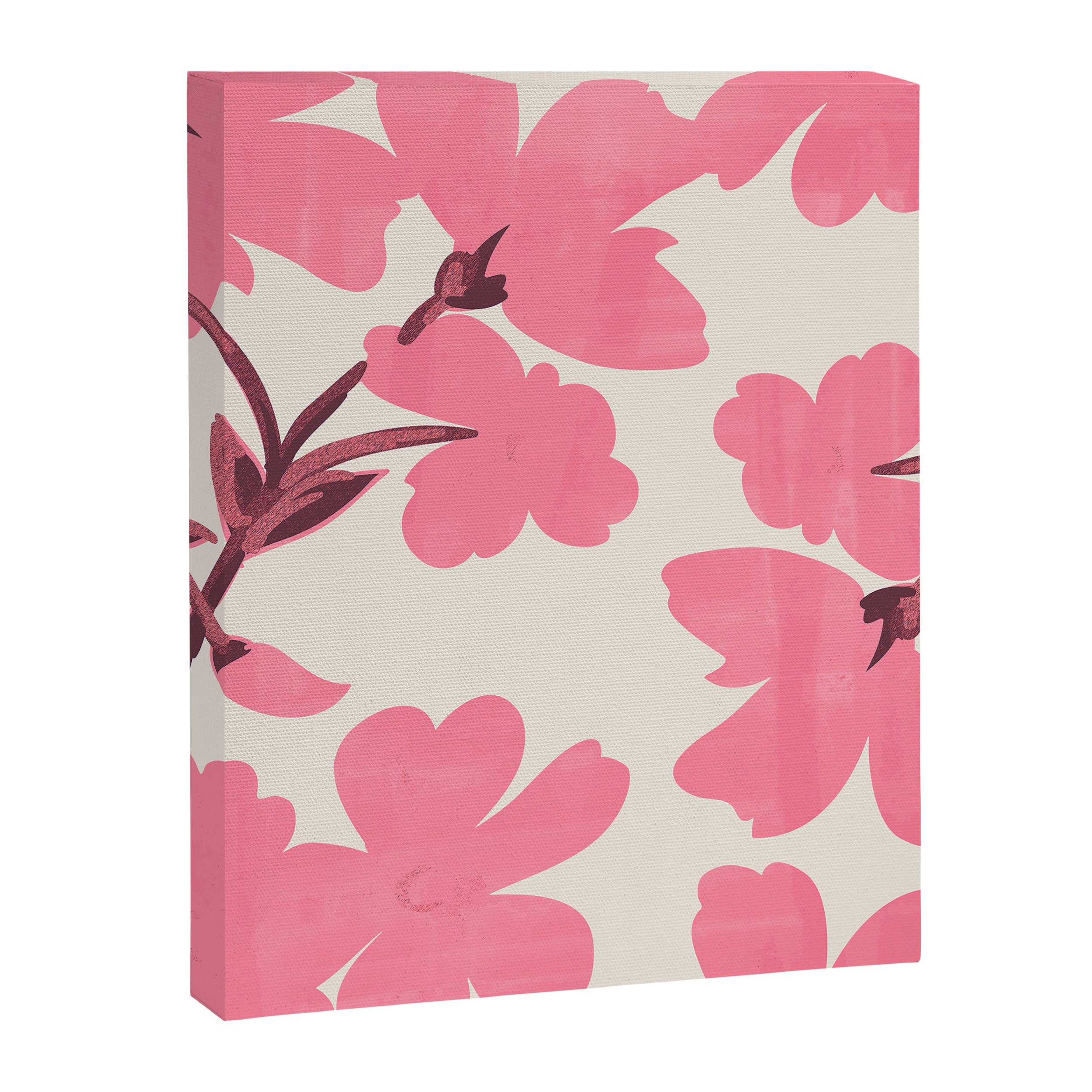 Soft Pink Flowers Canvas Print Gallery Image 6