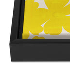 Soft Yellow Flowers Framed Canvas Print Gallery Image 3