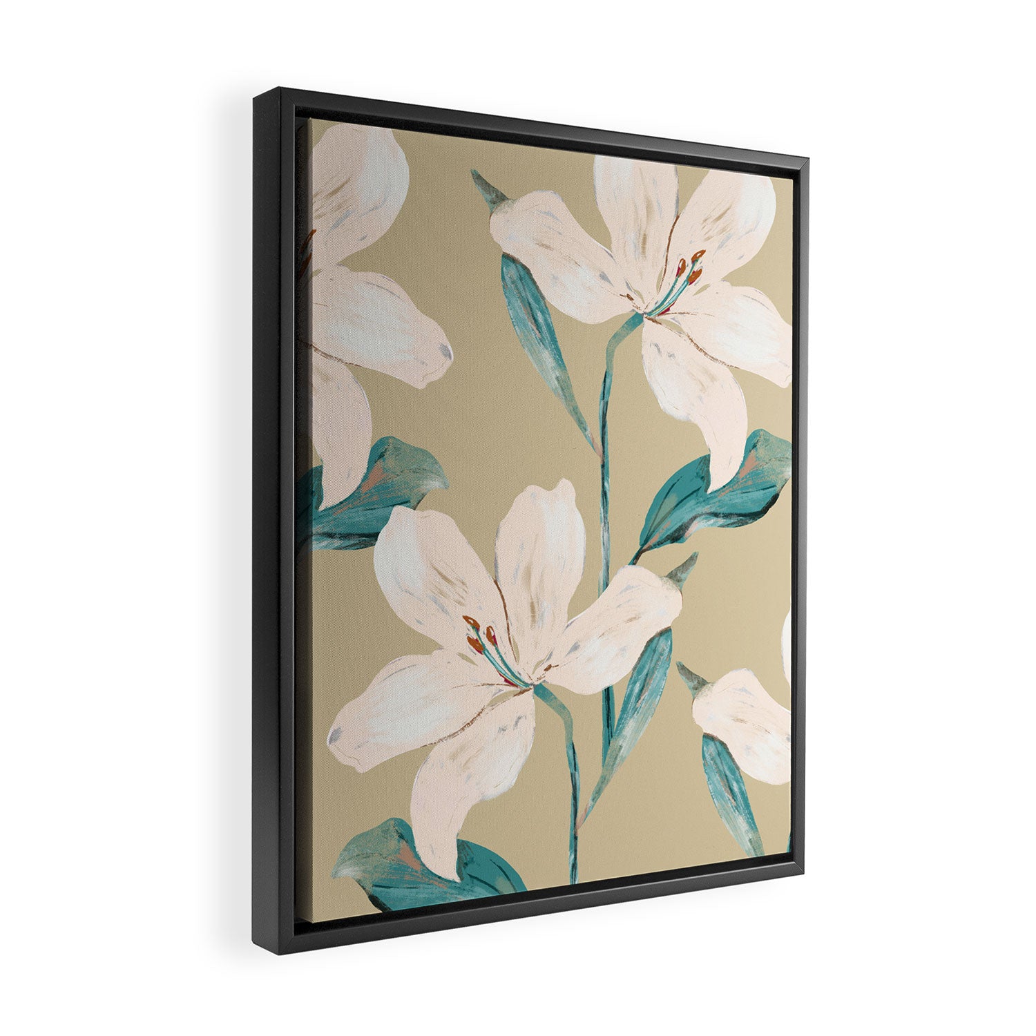 Spring Flowers 3 Framed Canvas Print Gallery Image 2