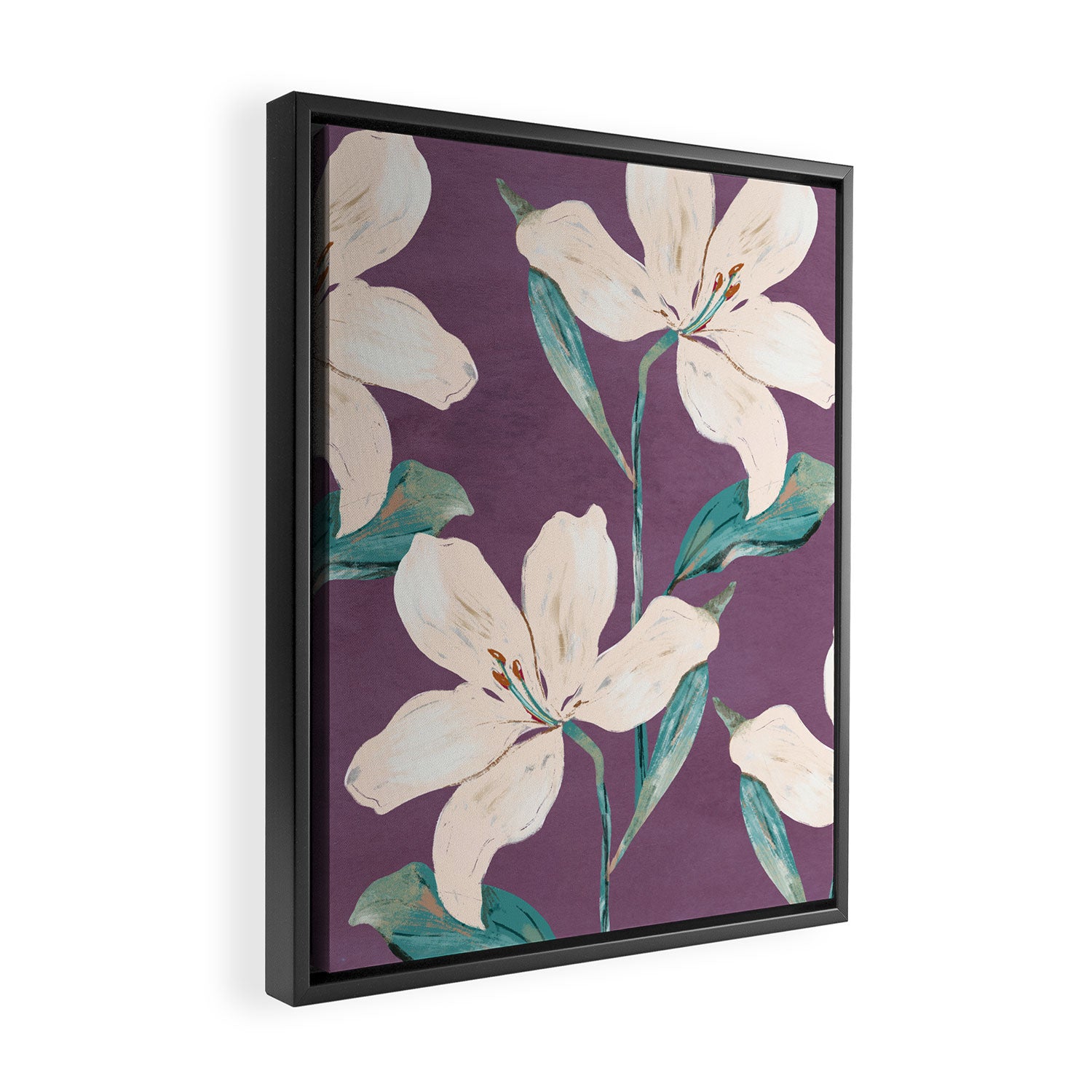 Spring Flowers 5 Framed Canvas Print Gallery Image 2