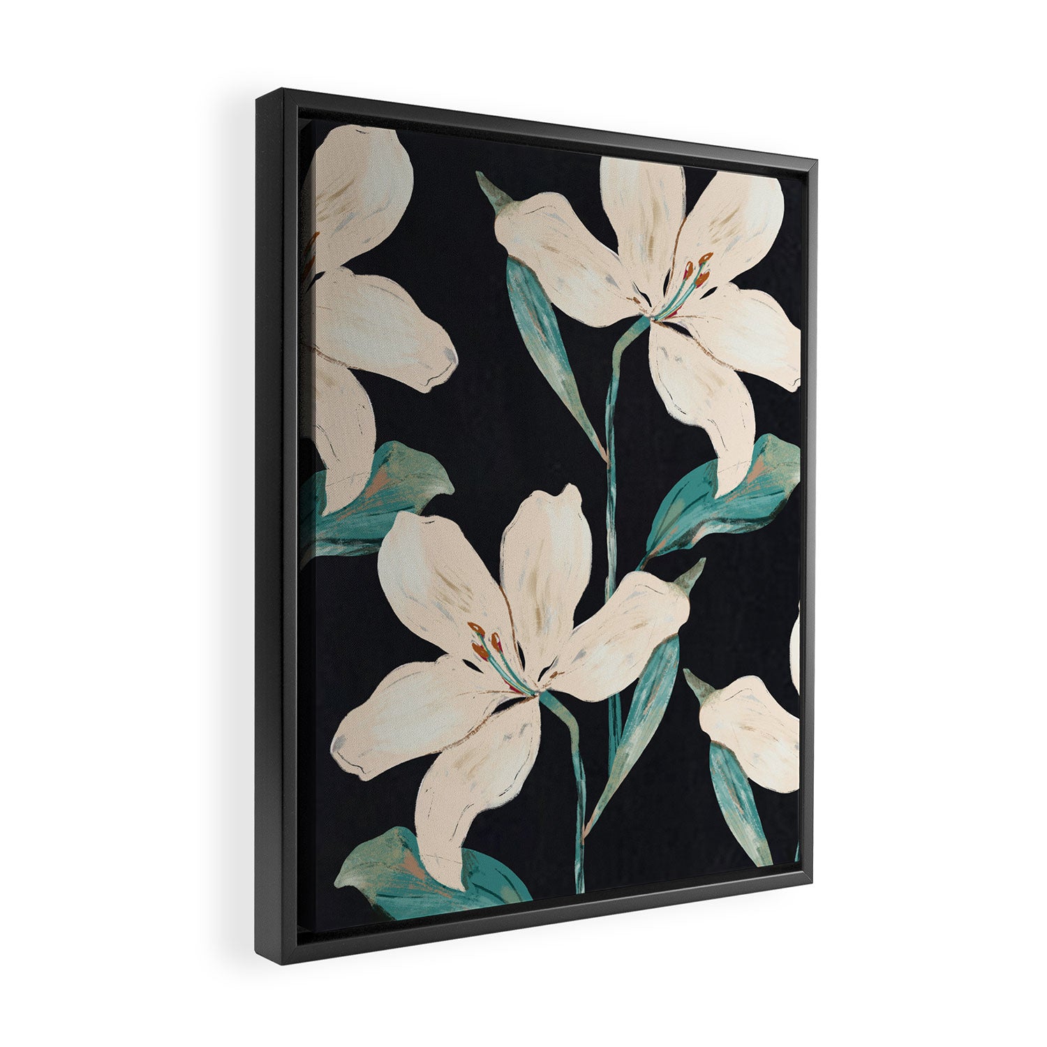 Spring Flowers 8 Framed Canvas Print Gallery Image 2