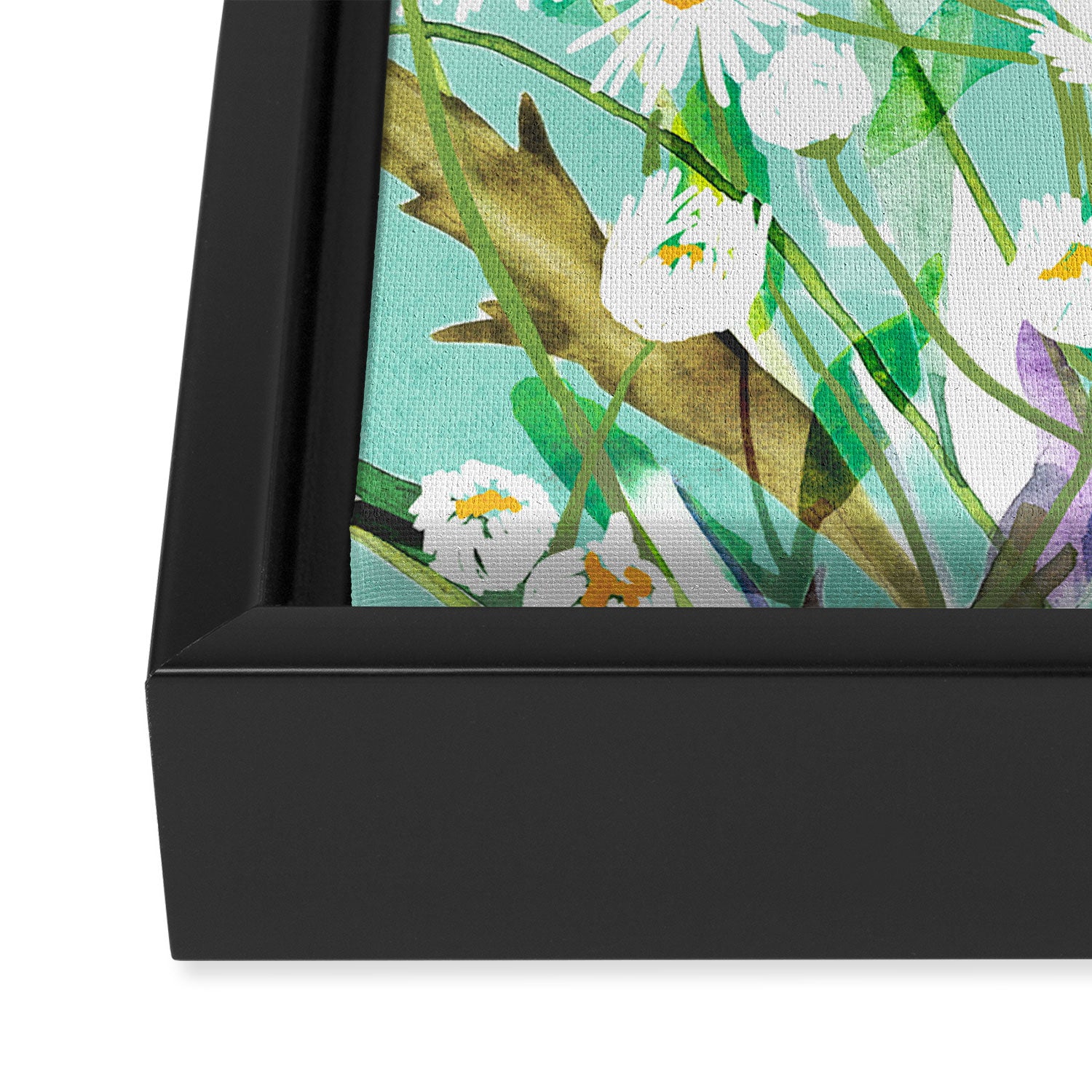 Spring Flowers Framed Canvas Print Gallery Image 3