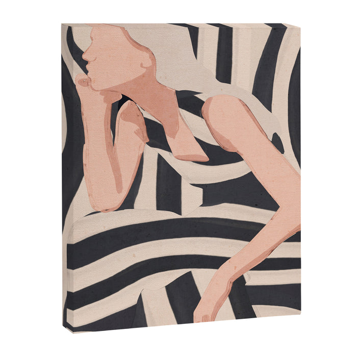 Striped Presence Canvas Print Gallery Image 1