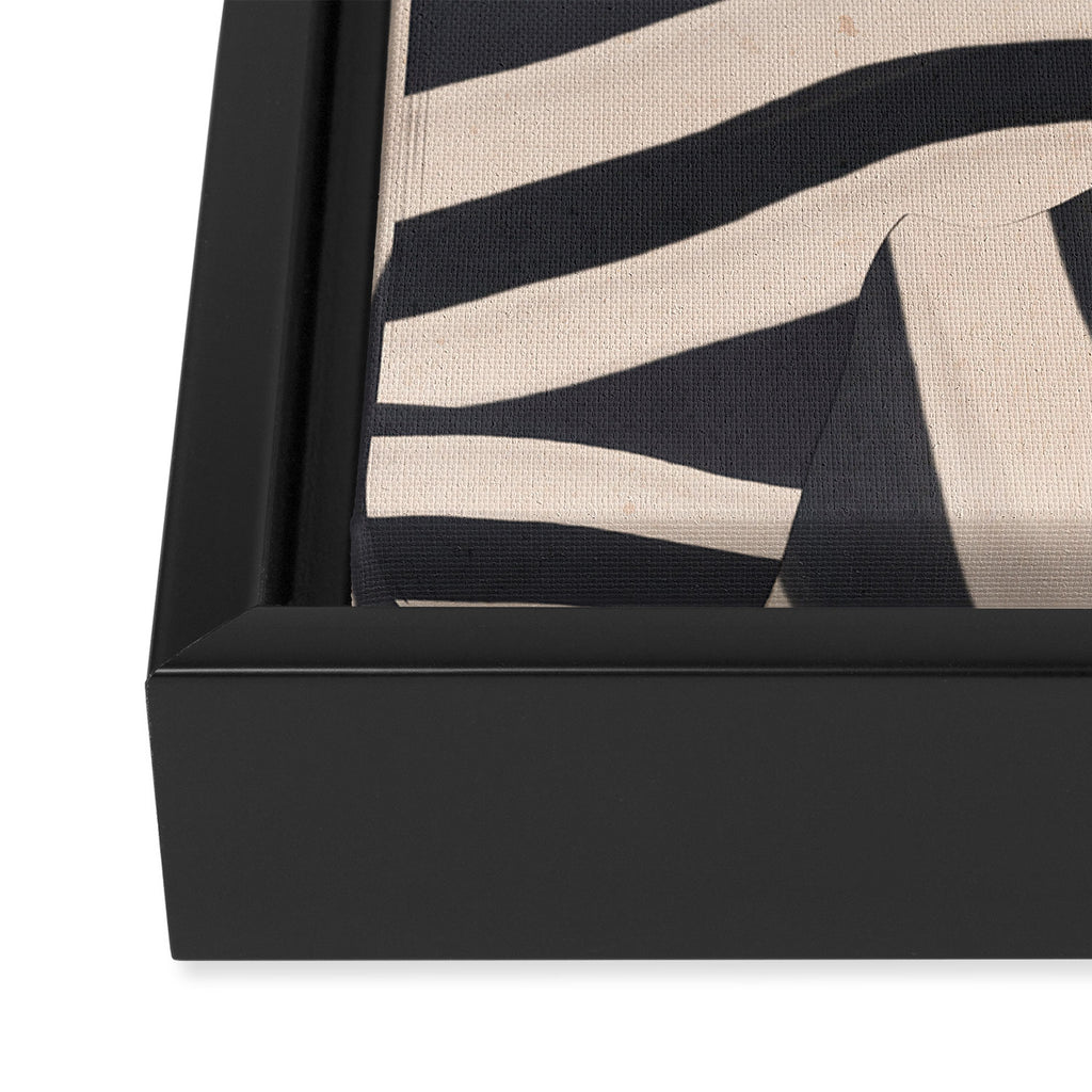 Striped Presence Framed Canvas Print Gallery Image 3