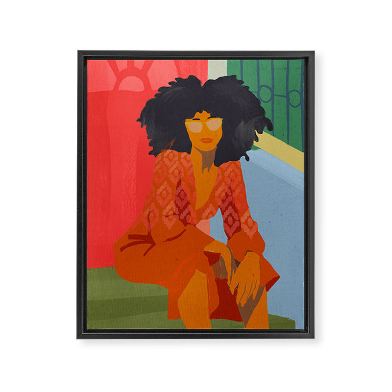 Summer vibes Framed Canvas Print Gallery Image 6