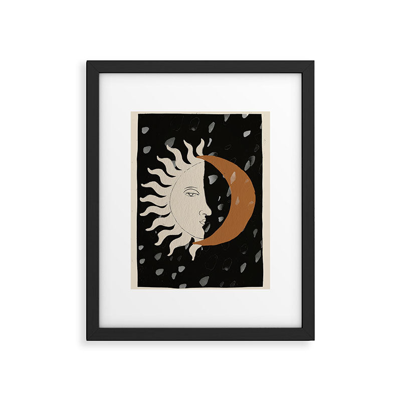 Sun and Moon Framed Art Print Gallery Image 4