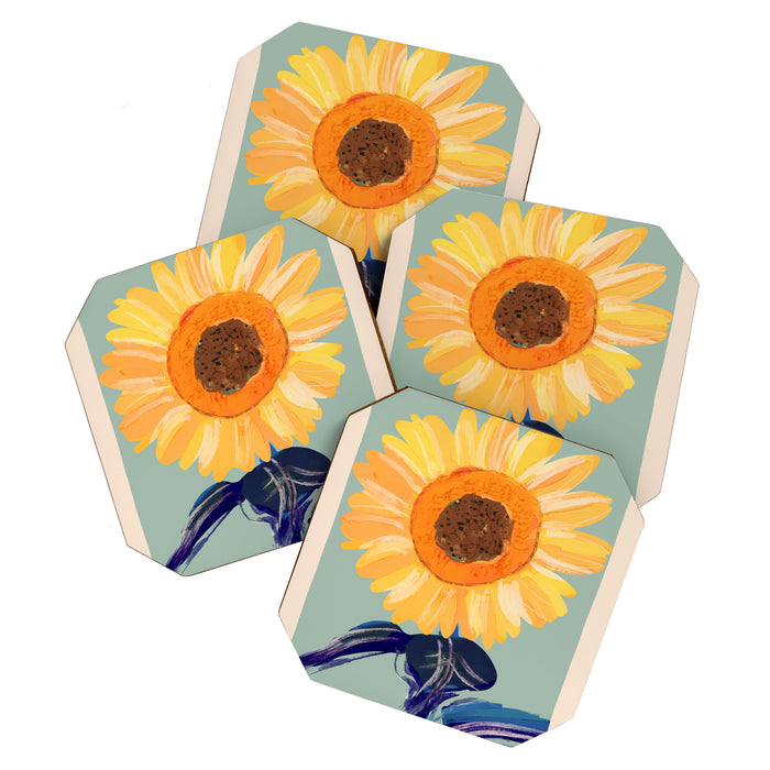 Sunflower 2 Coaster Gallery Image 1