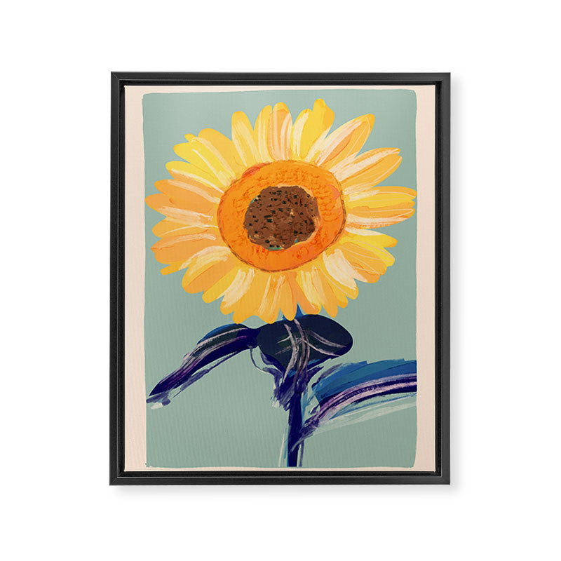 Sunflower 2 Framed Canvas Print Gallery Image 6