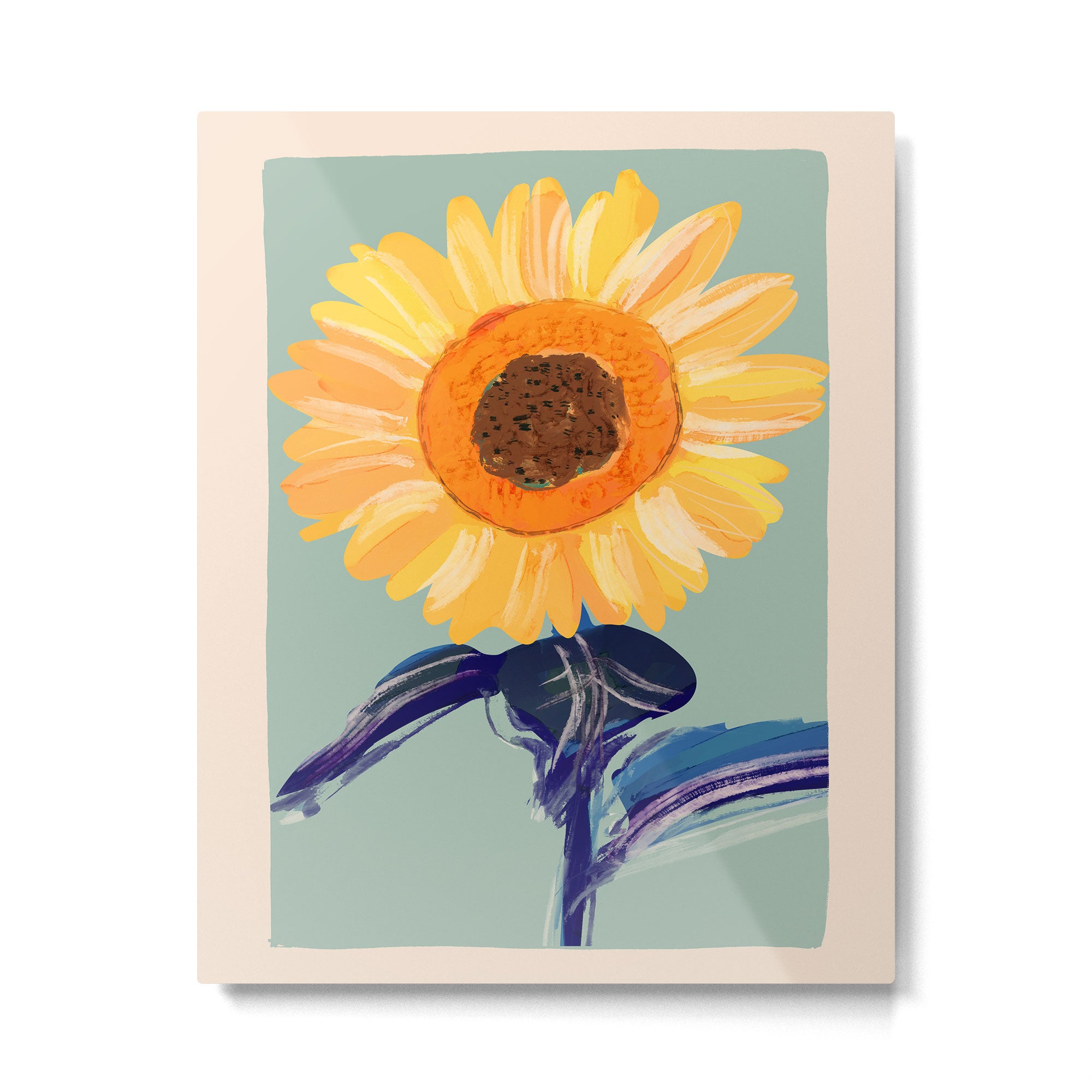 Sunflower 2 Metal Print Gallery Image 4