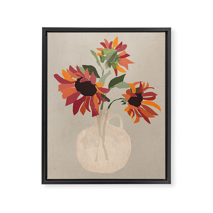Sunflowers 12 Framed Canvas Print Gallery Image 1