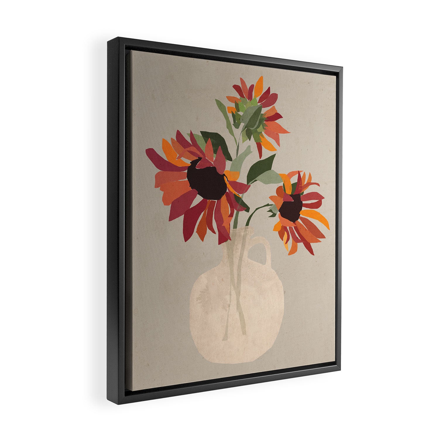 Sunflowers 12 Framed Canvas Print Gallery Image 2