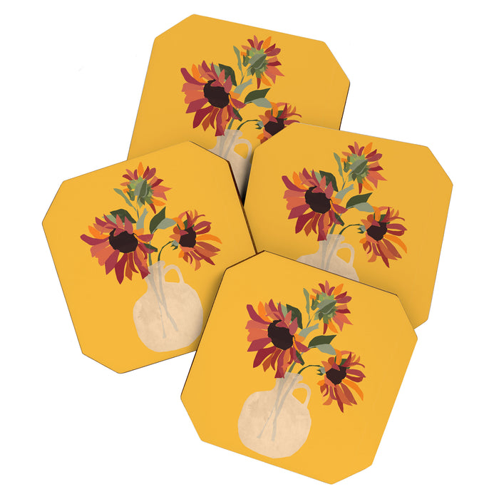 Sunflowers 14 Coaster Gallery Image 1