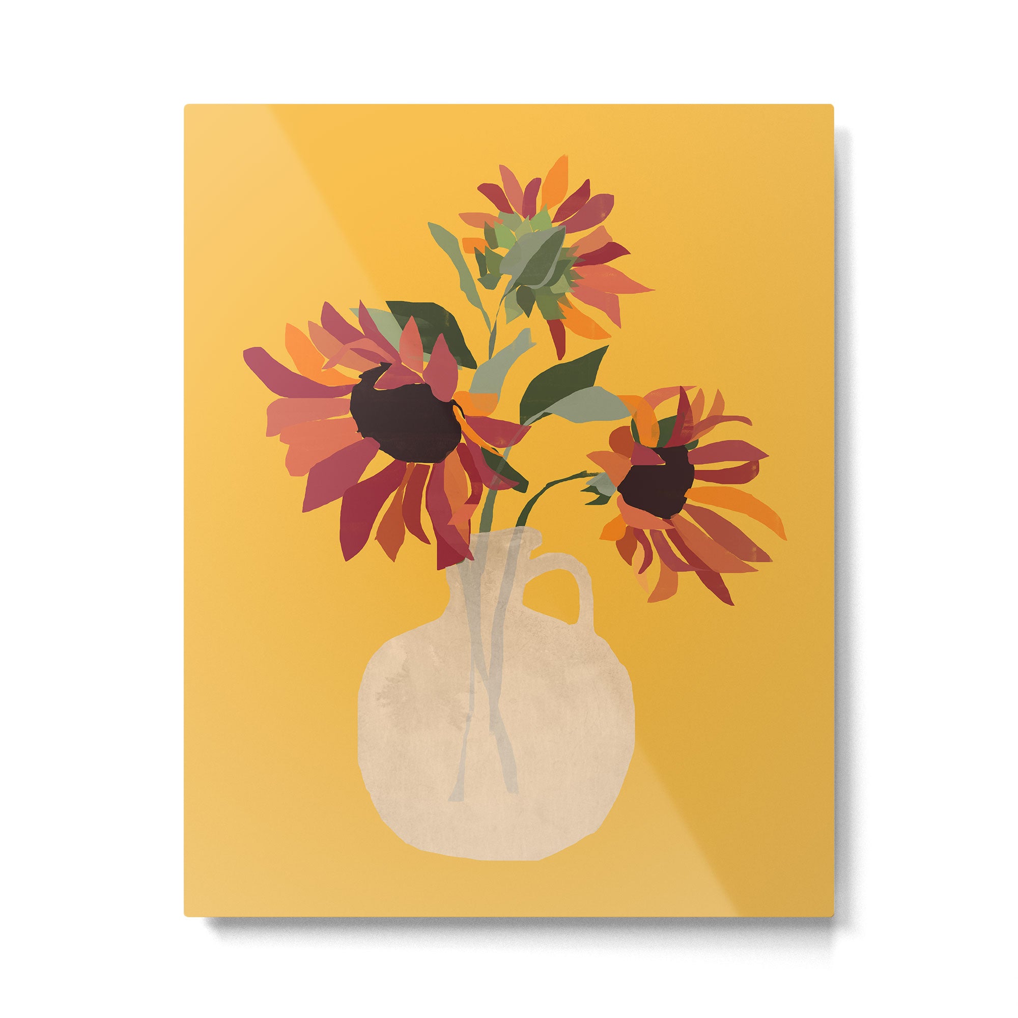 Sunflowers 14 Metal Print Gallery Image 4