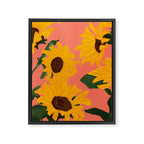 Sunflowers 15 Framed Canvas Print Gallery Image 8