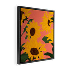 Sunflowers 15 Framed Canvas Print Gallery Image 2