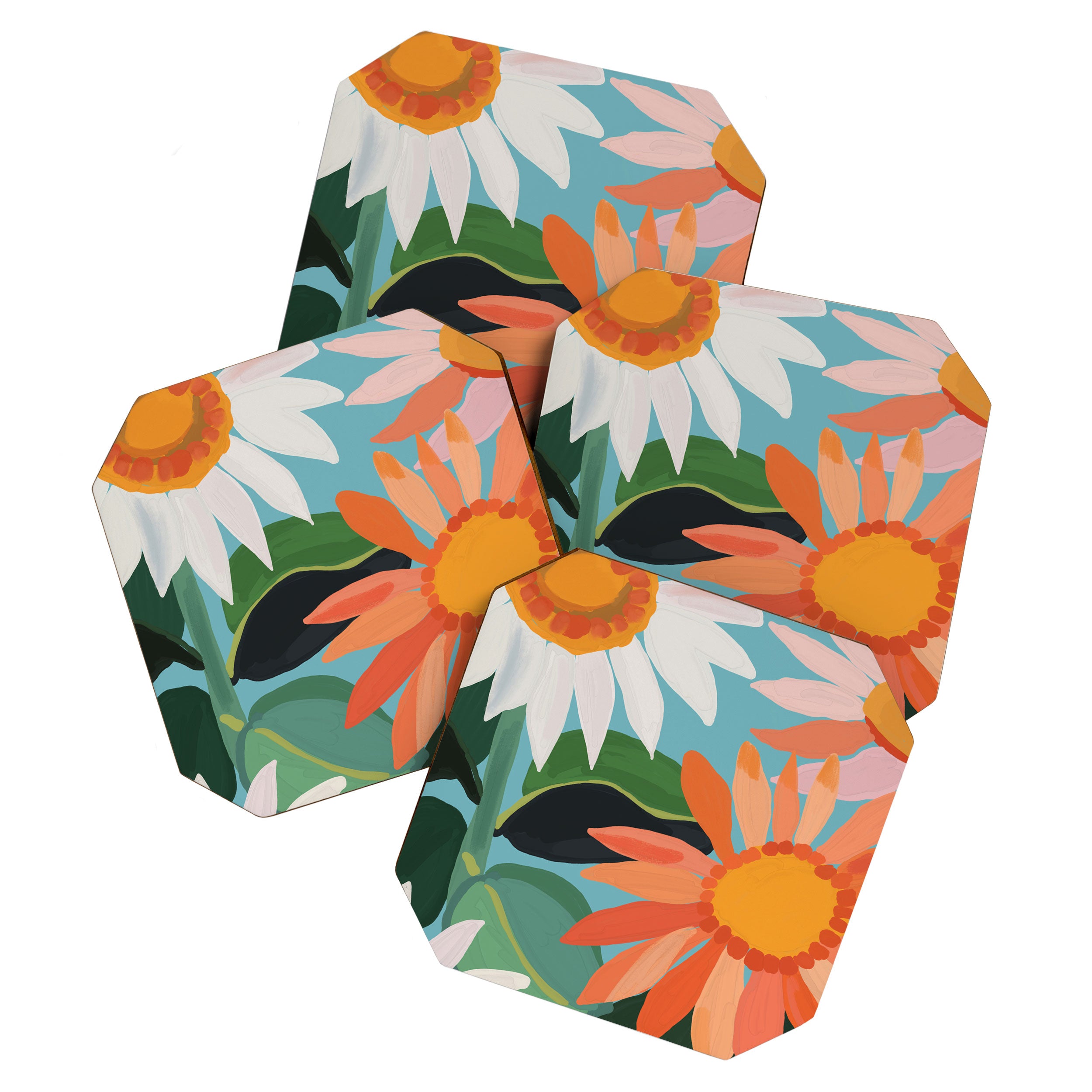 Sunflowers 21 Coaster Gallery Image 1