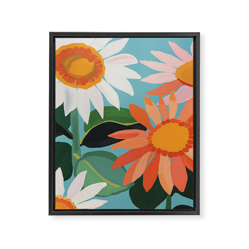 Sunflowers 21 Framed Canvas Print Gallery Image 6