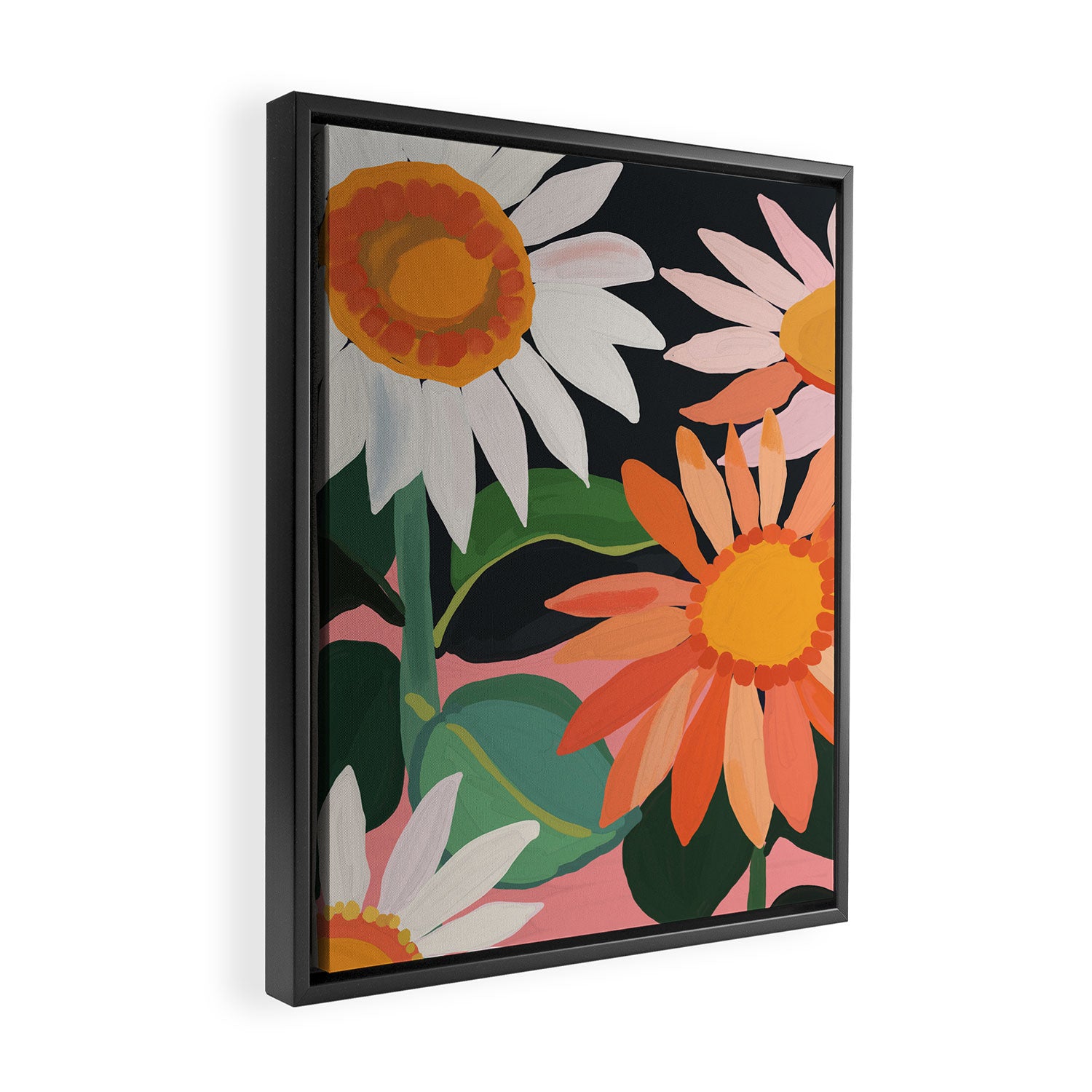 Sunflowers 23 Framed Canvas Print Gallery Image 2