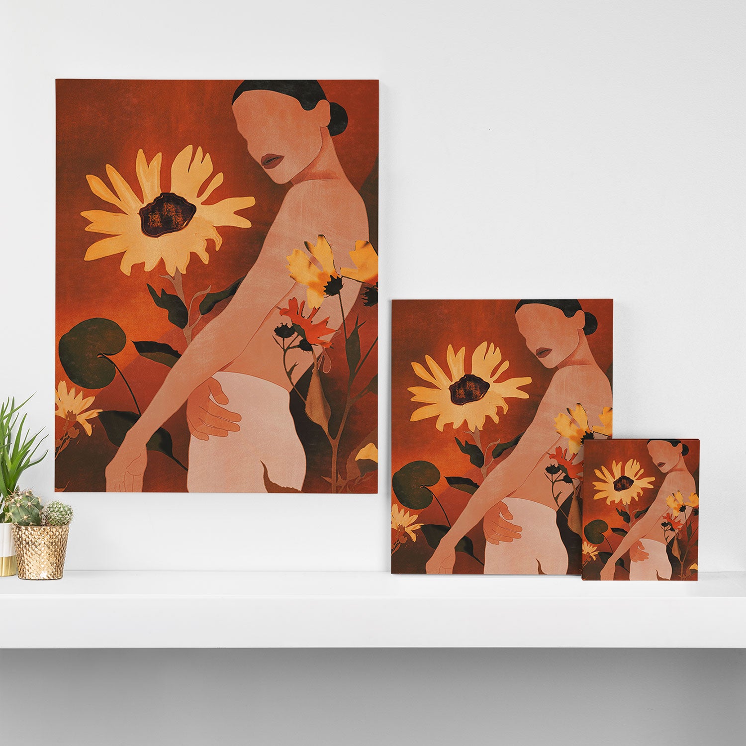 Sunflowers Canvas Print Gallery Image 3