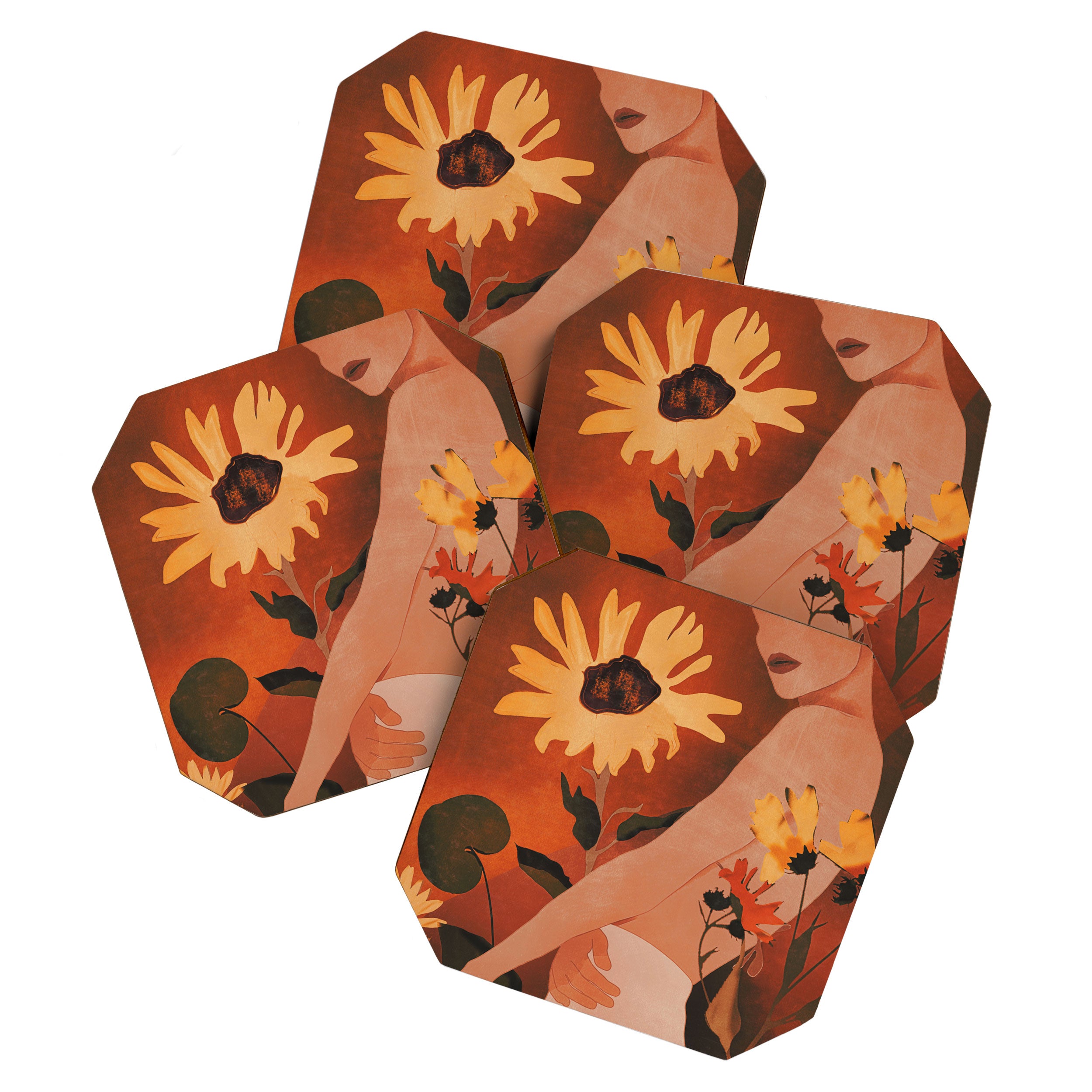 Sunflowers Coaster Gallery Image 1