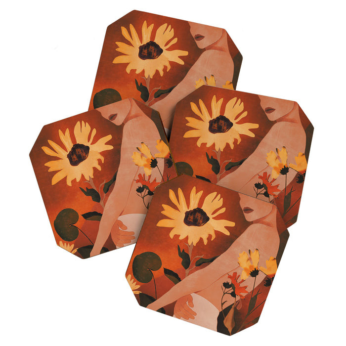 Sunflowers Coaster Gallery Image 1