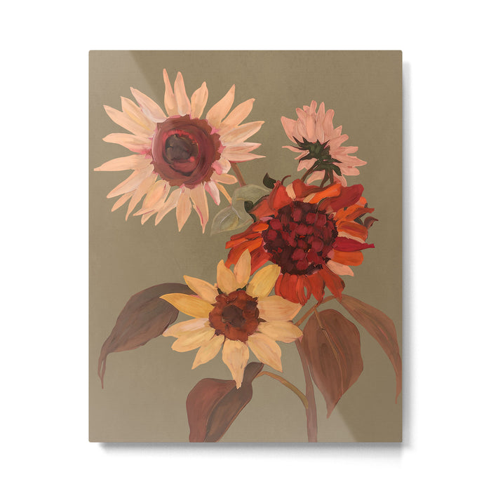 Sunflowers Moment Metal Print Gallery Image 1