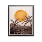 Sunset 2 Framed Canvas Print Gallery Image 6