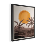 Sunset 2 Framed Canvas Print Gallery Image 2