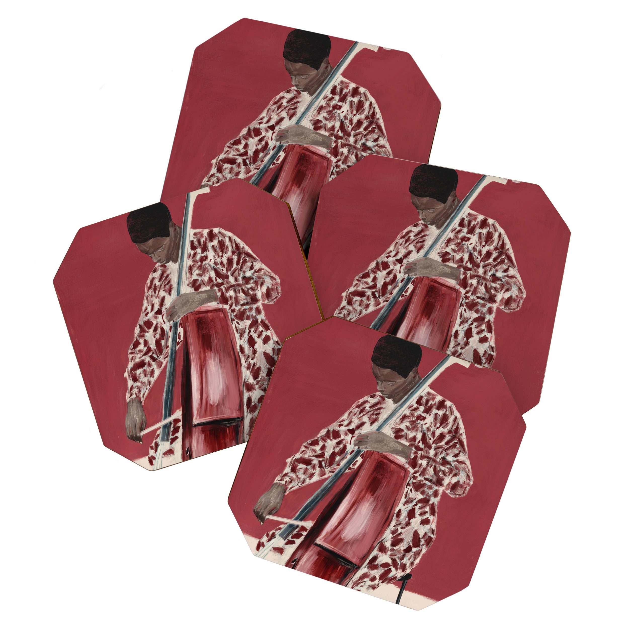 The Double Bassist Coaster Gallery Image 1
