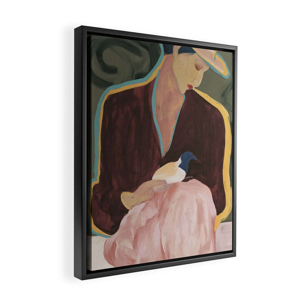 The Gentle Keeper Framed Canvas Print Gallery Image 2