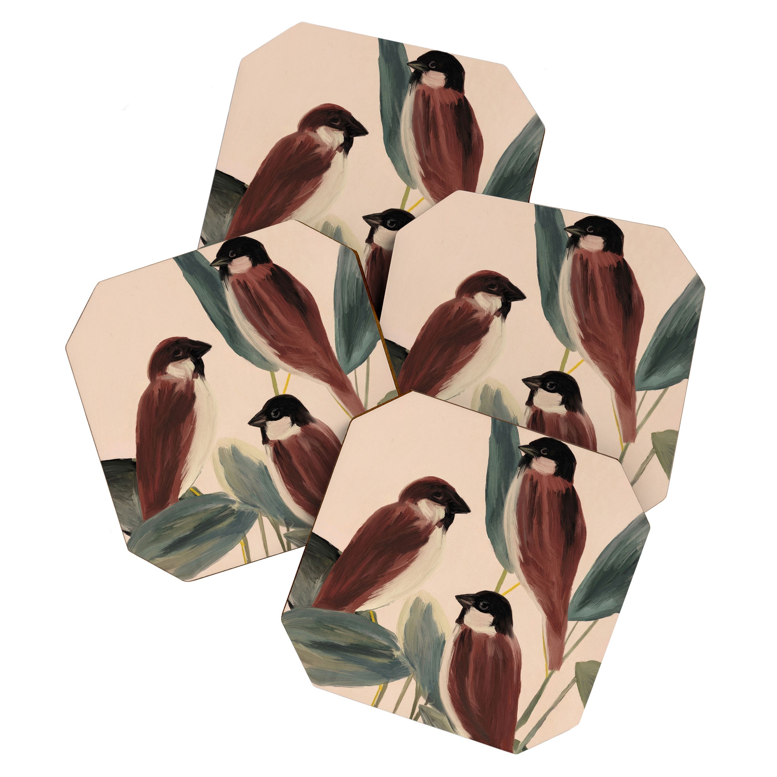  Three Sparrows Coaster Gallery Image 1