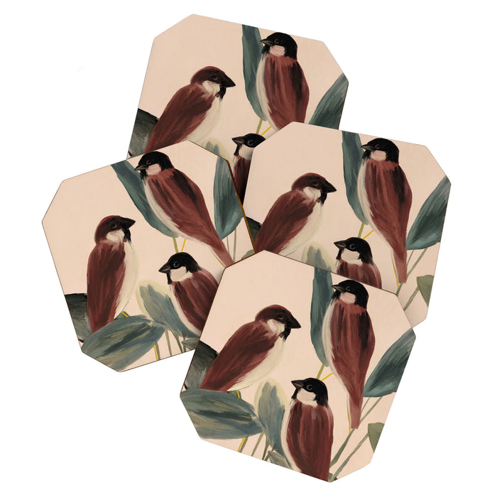  Three Sparrows Coaster Gallery Image 1