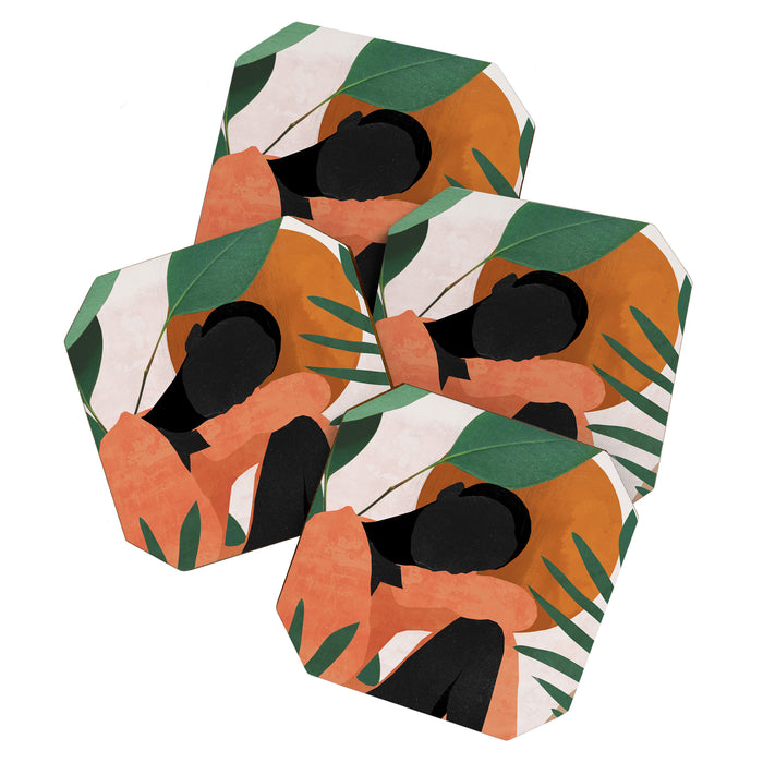 Tropical Girl 10 Coaster Gallery Image 1