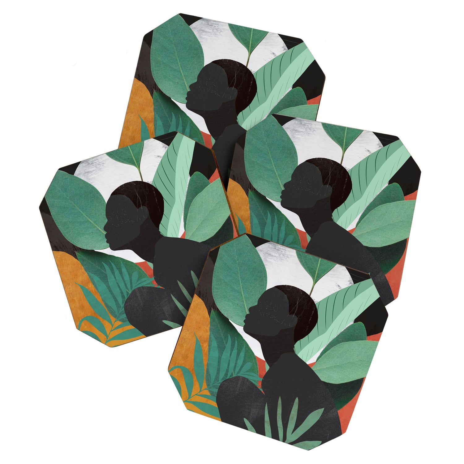Tropical Girl 11 Coaster Gallery Image 1