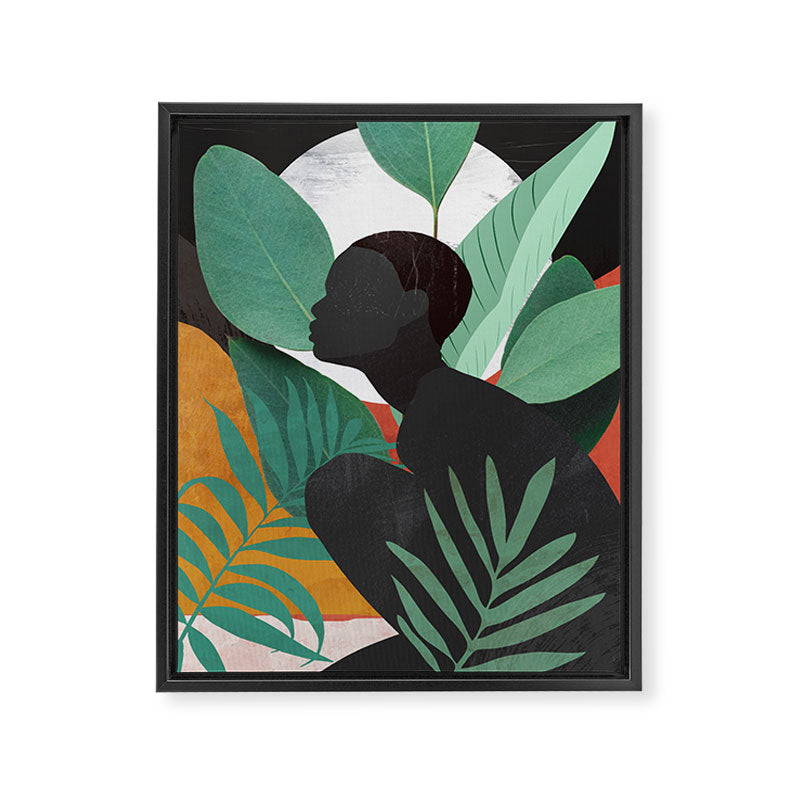 Tropical Girl 11 Framed Canvas Print Gallery Image 6
