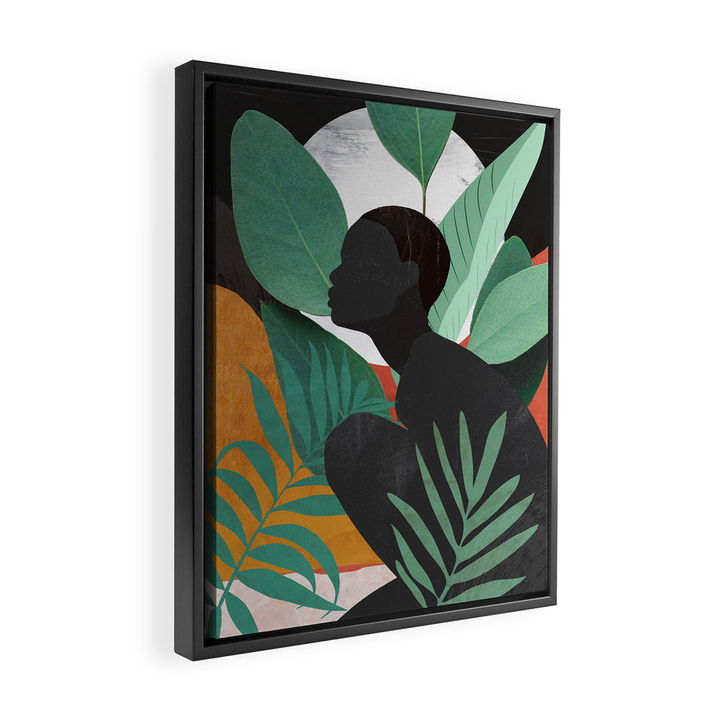 Tropical Girl 11 Framed Canvas Print Gallery Image 2