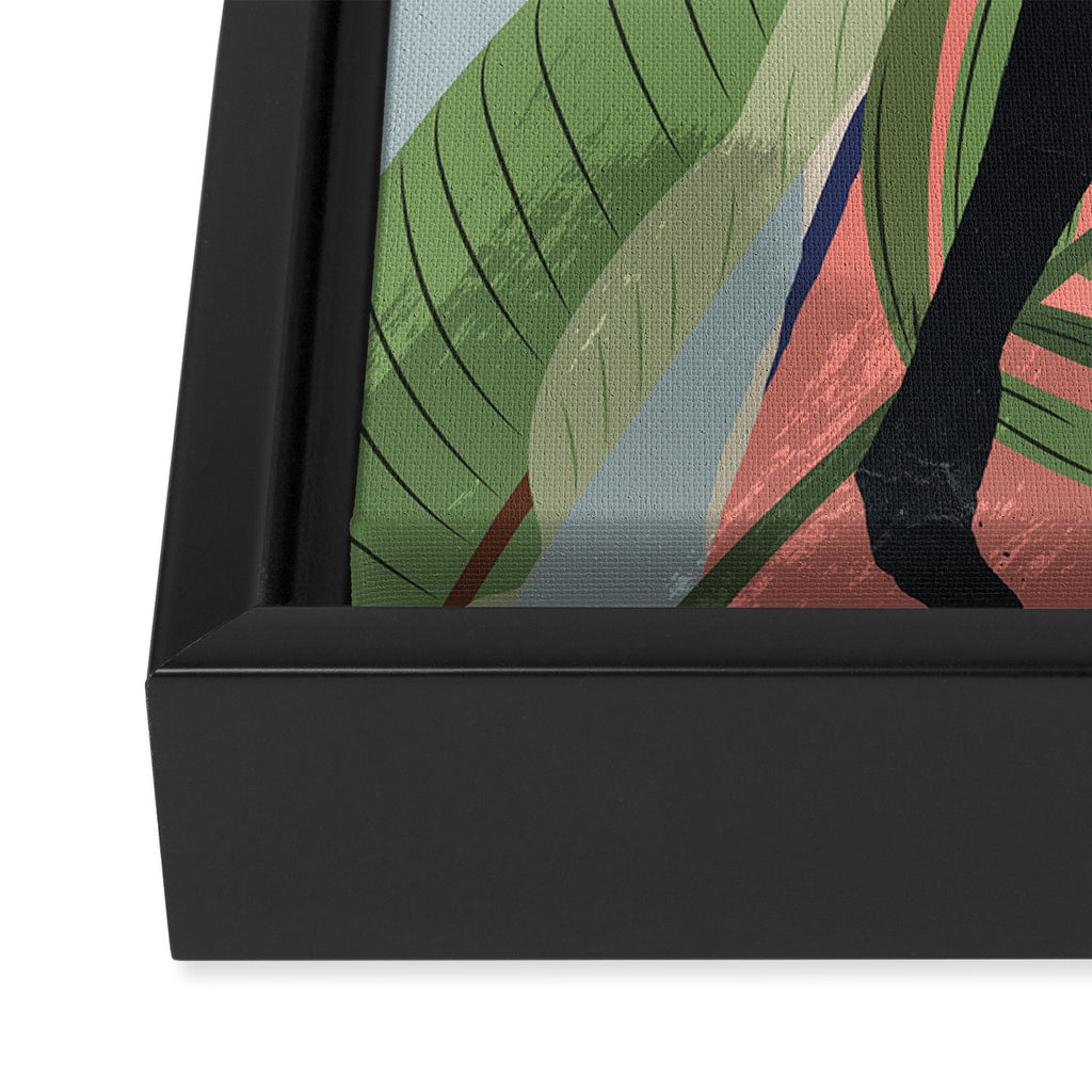 Tropical Girl 2 Framed Canvas Print Gallery Image 3