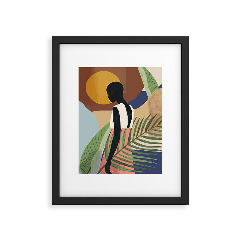 Tropical Girl 2 Framed Art Print Gallery Image 5