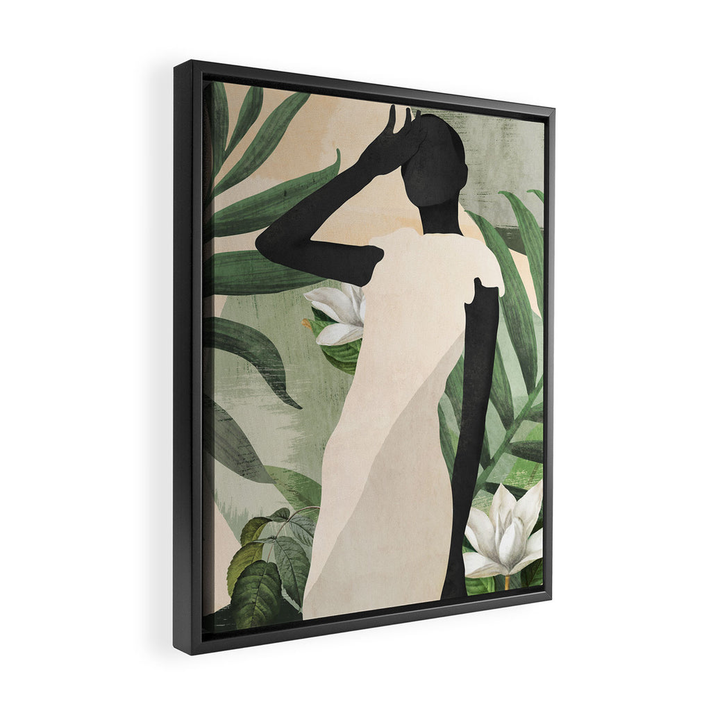 Tropical Girl 20 Framed Canvas Print Gallery Image 2