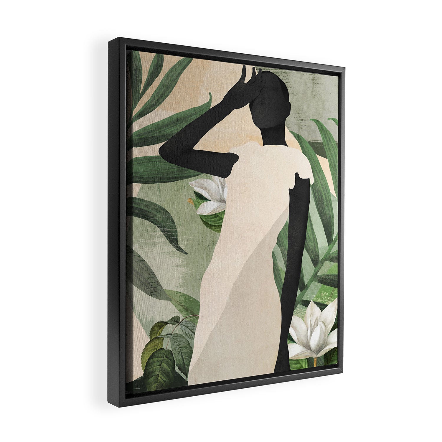 Tropical Girl 20 Framed Canvas Print Gallery Image 2