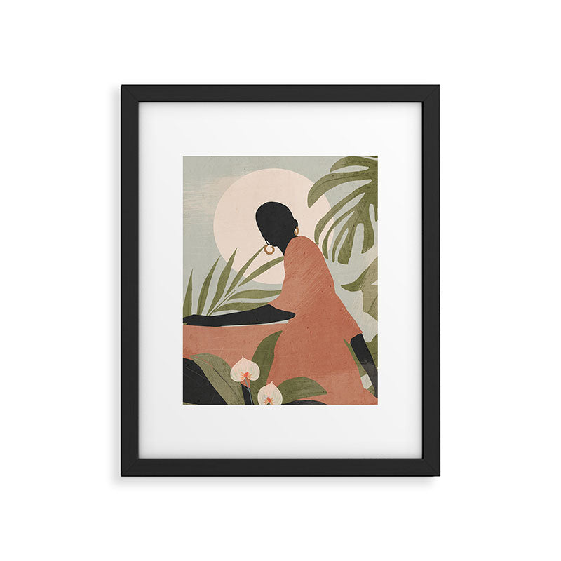 Tropical Girl 21 Framed Art Print Gallery Image 4