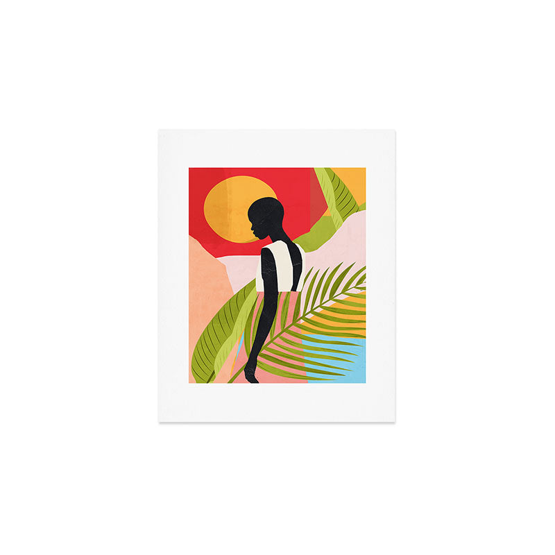 Tropical Girl 2/2 Art Print Gallery Image 1